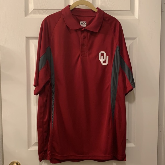 OU POLO NWTS J AMERICA CARDINAL SZ XXL 100% POLY NEVER-WORN - Picture 3 of 7
